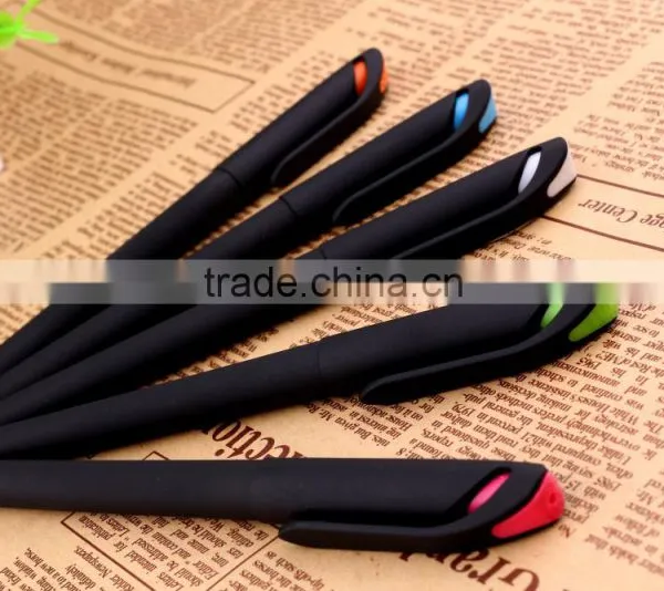 Factory Price Solid Color Promotional Plastic Logo Gel Ink Pen With Cap photo-3