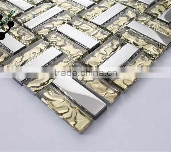 SMP02 Electroplate Surface Mosaic Material Mixed Mosaic Water Drop Mosaic photo-4