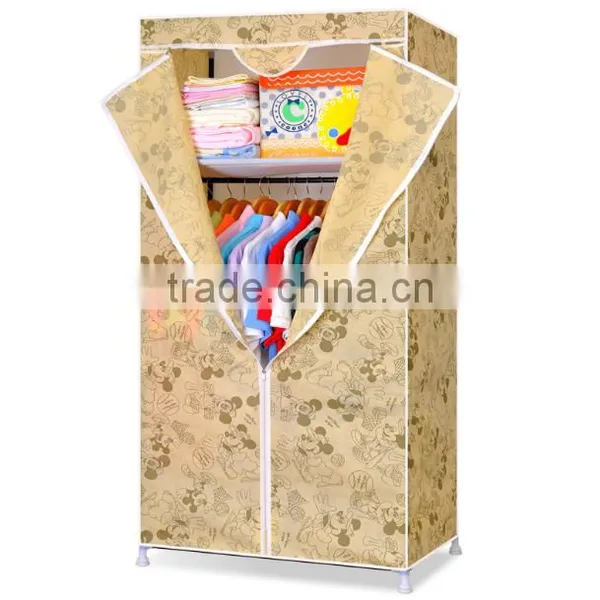 Mini Wardrobe Fitted Wardrobe Small Wardrobe Manufacturing Ideas (FH-CM0508) photo-5