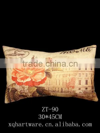 Custom Printing Accept Nature Linen Material Car Seat Cushion photo-3