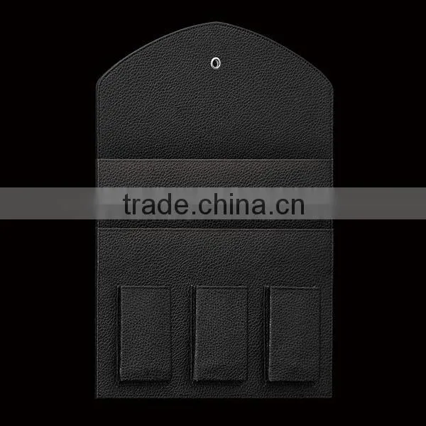 Leather laundry list clip for hotel guest room