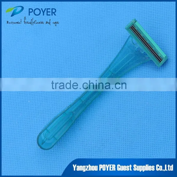 OEM New Hotel Amenities Shaving Set/Portable Plastic Hotel Travel Disposable Razor