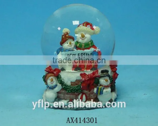 Christmas Decoration Resin Globe Glass Snow Globe Crafts photo-2