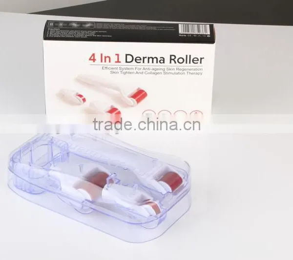 Best Factory Supply Skin Care 4 In 1 Derma Roller For Anti Aging photo-6