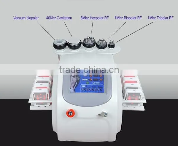 Professional RF + Laser + Vacuum + 40K Cavitation Slimming Machine Powerful Power 500W Weight Loss Machine photo-2