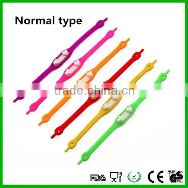 Elastic Shoelaces Children Reflective Shoelaces no Tie for Sale photo-3