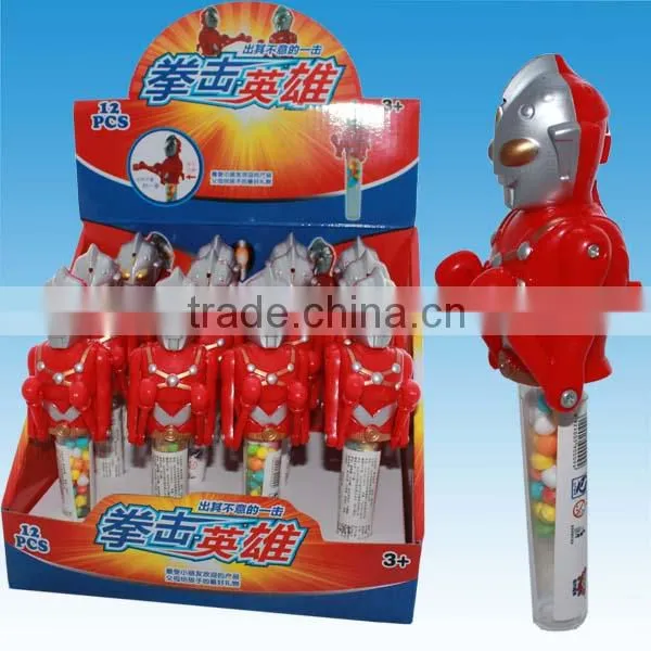 2014 NEW Superman Plastic Toy With Candy/Funny Superman Toy Candy