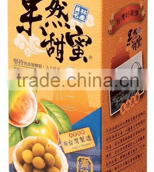 Brittle Plum, Good Appertizer, Best Choice for Christmas Gift Box