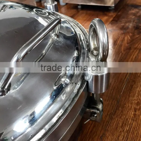 Industrial Stainless Steel Food Production Used Tank Manhole photo-6