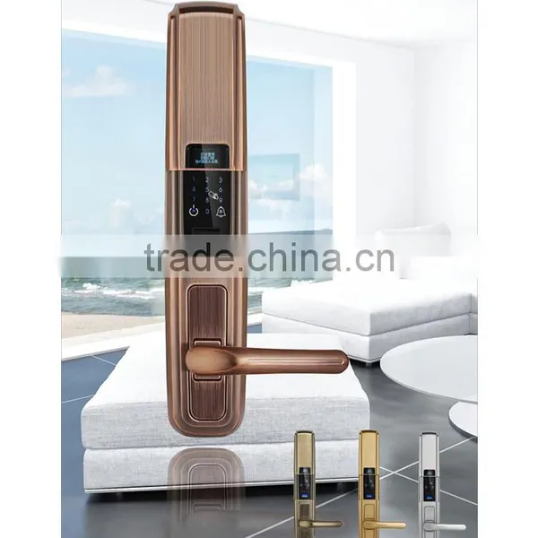 High-performance Fingerprint Passwords Key Sliver Smart Door Lock for Home/office/hotel photo-3