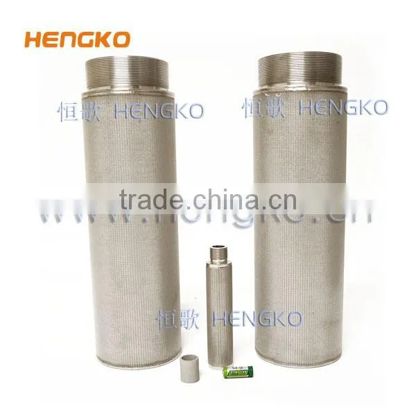 Porous ss Wire Mesh Sintered Stainless Steel Filter Tube photo-4