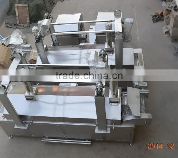 Jinan Eagle Electricity Heating Kurkure Cheetos Corn Curls Corn Chips Continuous Deep Fryer Machine photo-2