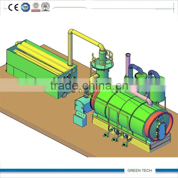 Small Scale Plastic and Tyre Pyrolysis Machine 2-3 Ton per Batch photo-3