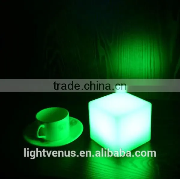 10x10x10cm Decorative Multi Color Changing Rechargeable Led Table Lamps photo-3