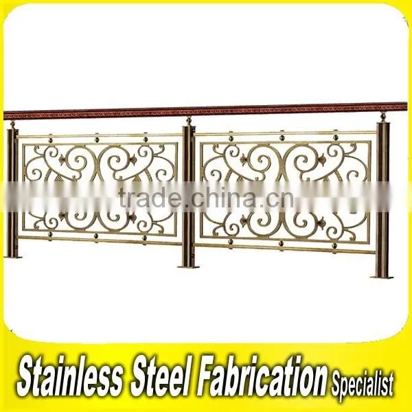 Floor Mounted Carving Decorative Aluminum Railing Prices photo-2