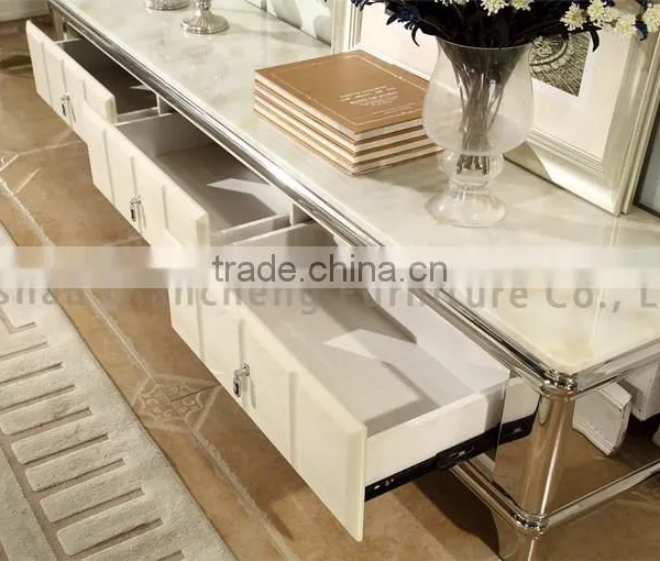 Dining Room Mini TV Stand Turkey Marble Top photo-5