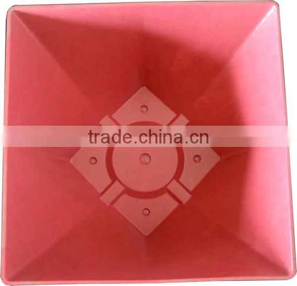 300*205 Biodegradable Colorful Plant Fiber Flower Pot photo-2