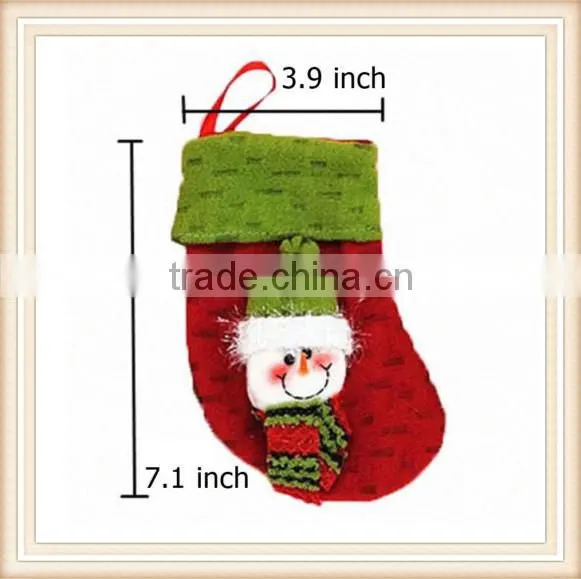 12pcs Christmas Stockings Ornament Hangeing Socks Xmas Tree Decoration Gift Bags photo-4