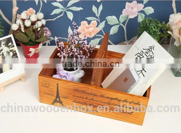 Hot Sell Refined Mini Wooden Storage Bins Custom photo-4