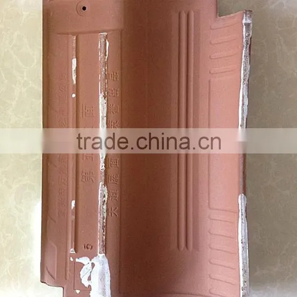 China New Product Ceramic Roof Tiles, Red Color Glazed Clay Building Materials photo-2