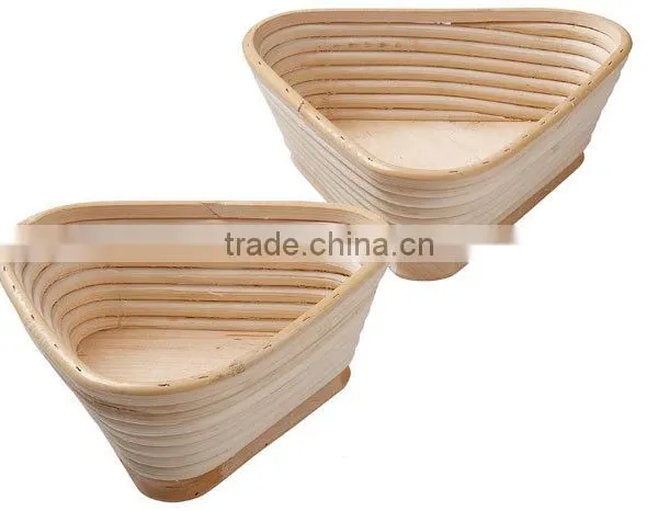 Triangle Shape Banneton Bread Basket, Proofing Cane Basket photo-3