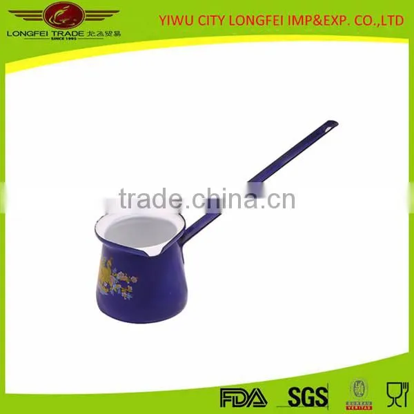 2015 Hot Sale Biue Enamel Coffee Warmer Can /coffee Pot photo-4