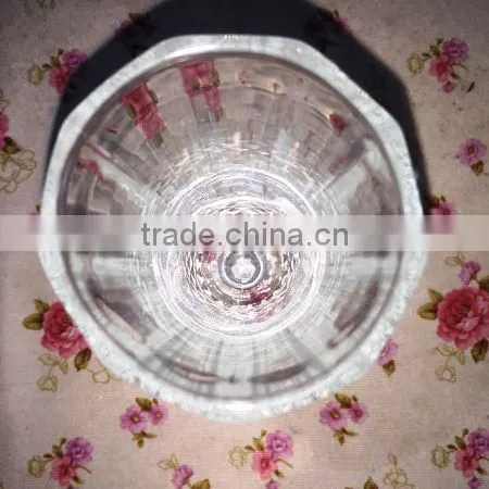 2015 New Design Clear Embossed Glass Cup &Wine Glass & Goblet photo-5