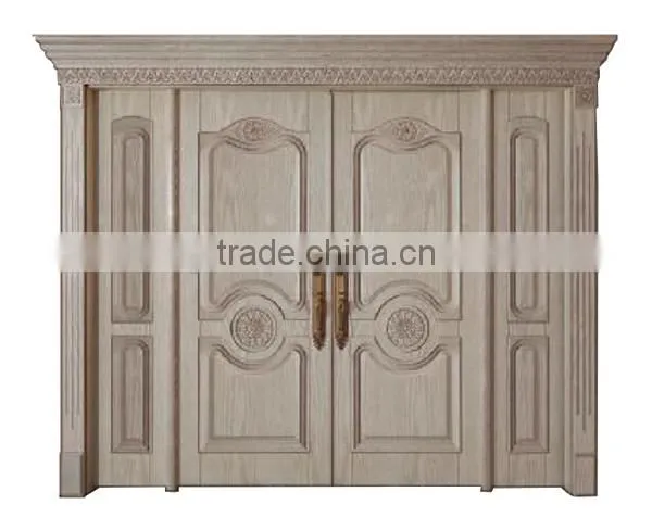 Luxury Antique Solid Wood External Door for Villa and Hotel, Finished by Handcarved BF11-12191c photo-2
