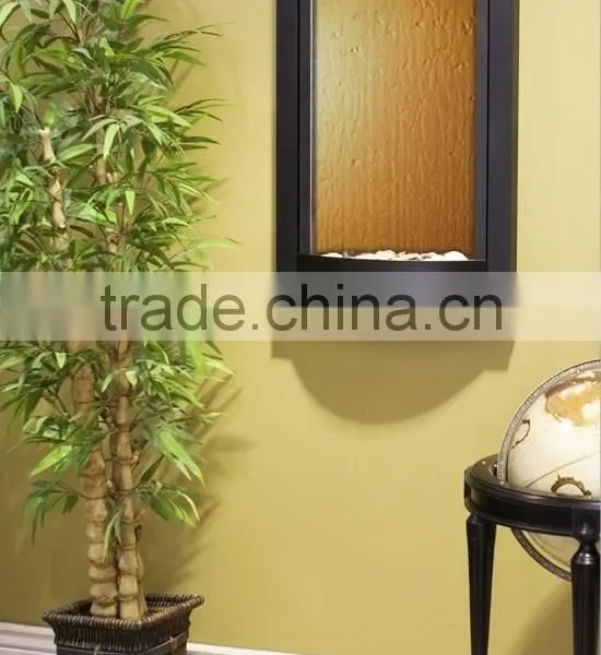 Foshan Manufacturer Wall Hanging Water Features Glass Waterfall Fountain With Pumps photo-2