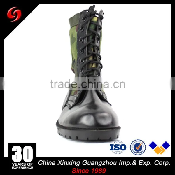 Anti-oil/steel Toe Black Leather Military Boots, ISO Standard Jungle Military Boots photo-2