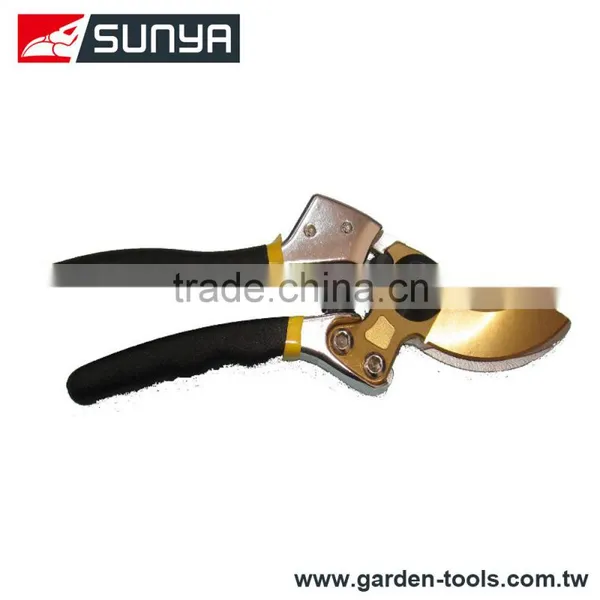 Flower Bypass Aluminum Forged Hand Cutting Pruner Scissors photo-3