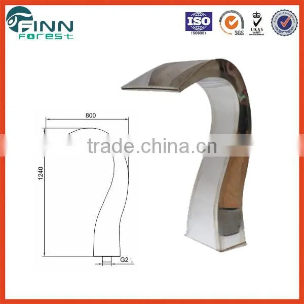 Stainless Steel High Quality Cheap Garden Rock Swimming Pool Mini Waterfall Fountains Spa Waterfall photo-2