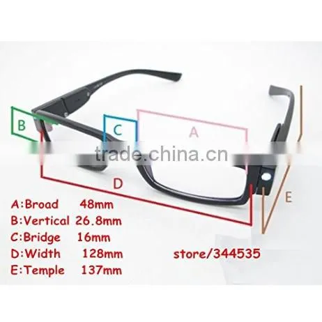 Wholesale New China Plastic Rechargeable Led Reading Glasses photo-3