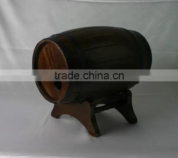 Wholesale Dark Brown Custom Wooden Barrel photo-2