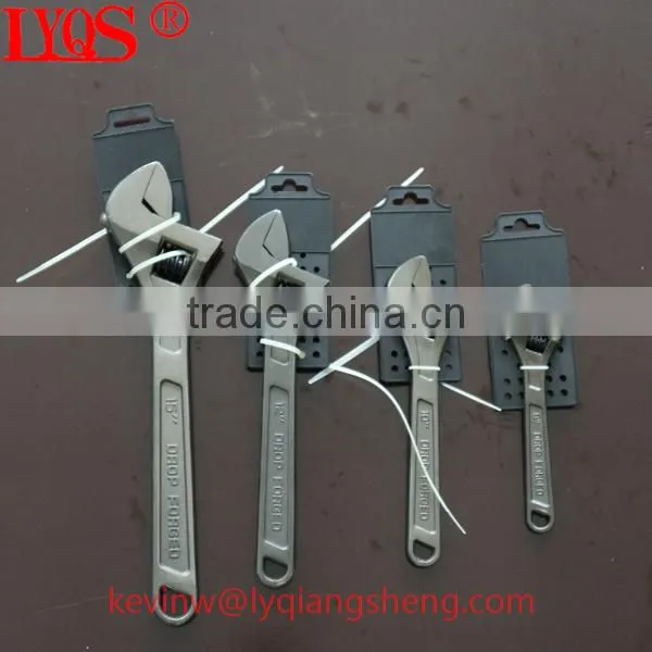 40HRC Drop Forged Carbon Steel Adjustable Wrench photo-2