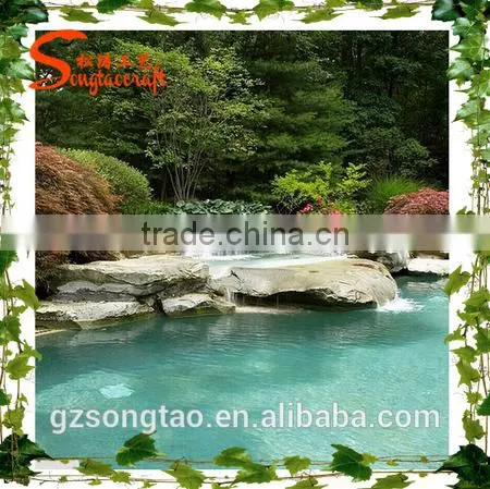 Latest Design Artificial Waterfall Fountain Garden Decorative Landscape Artificial Waterfall Fountain photo-6