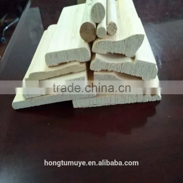 Decorative White Primed Wood Finger Joint Casing Moulding photo-5