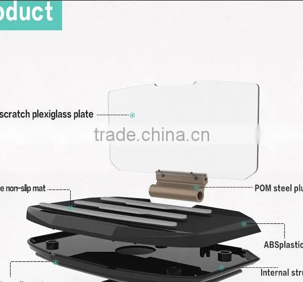 Wireless Charging Car HUD (or Vehicular HUD Heads up Display + Mobile Wireless Charging Base) photo-3