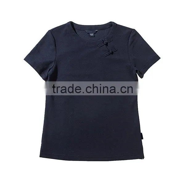 2017 New England College Wind Early Summer Light Blue Short Sleeved T-shirt School Girl Custom T-shirt photo-5