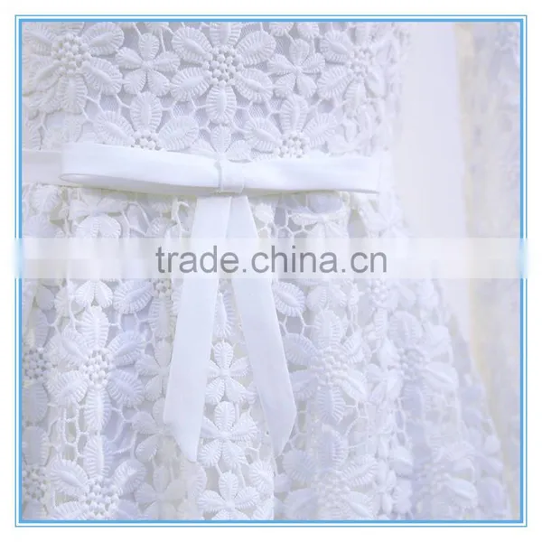 Fashion Women Embroidery Lace Wedding Bridesmaid Dress photo-4