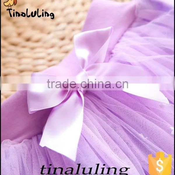 WHOLESALE LILAC GIRLS LACE SKIRTS BABY TUTUS CHILDREN PETTISKIRTS photo-6