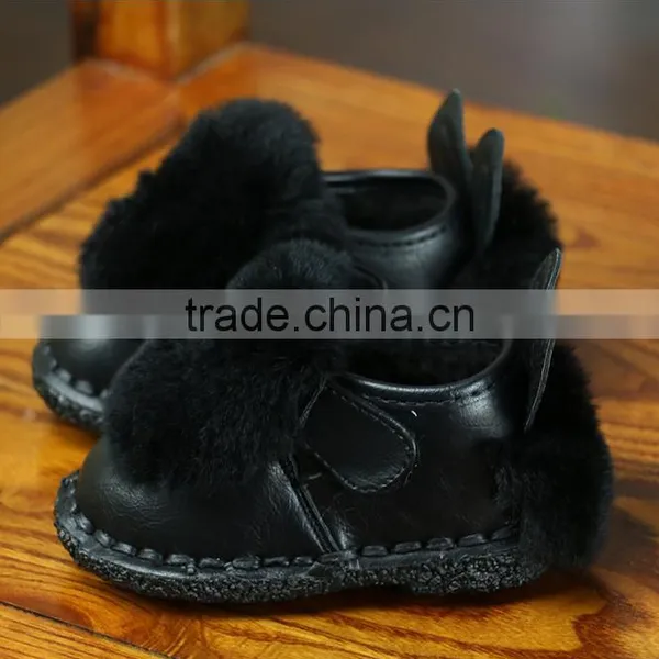 Zm40334b Children Fancy Winter Cony Hair Girls Shoes photo-3