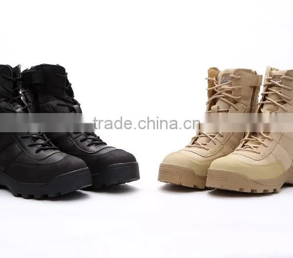 Military Boot2016 Brand Military Boots Men Desert Ankle Boots Genuine Leather Tactical Boots Footwear Army Outdoor Boots photo-2