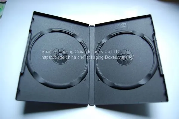 Dvd Case Printing Dvd Box Printing cd Dvd Storage Case 14mm Double Black Rectange (YP-D802H) photo-2
