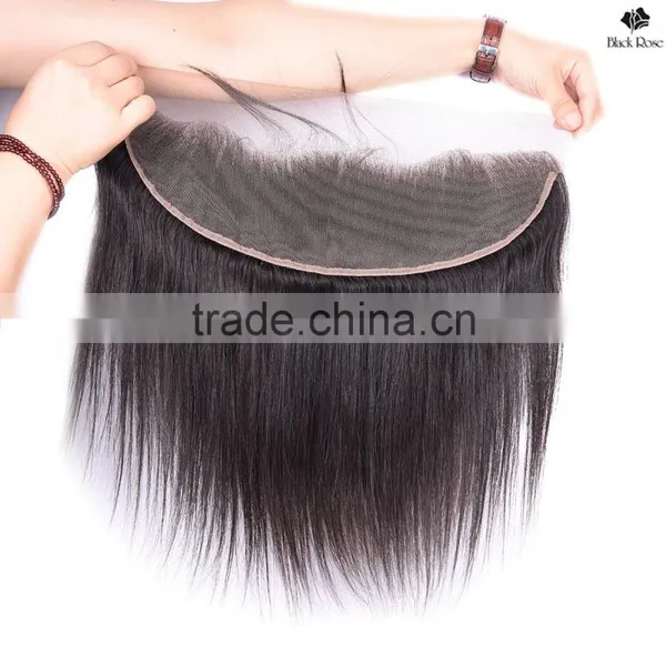 13x4 Ear to Ear Human Hair Lace Frontal Piece Lace Closure With Bundles, Wholesale Lace Frontals With Baby Hair photo-6