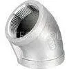 ANSI 150lb Screwed Elbow 45 Degree Pipe Fittings SS304 / SS316