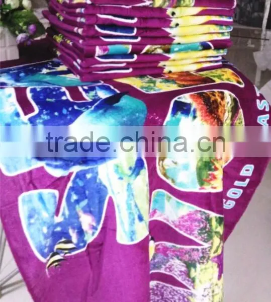 100%cotton Reactive Printing Beach Games Beach Towel