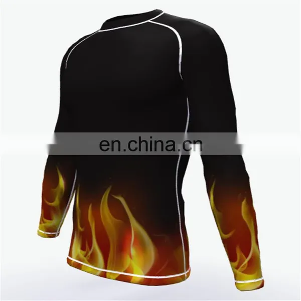 Fitness Sublimated Rash Guard Custom Logo photo-6