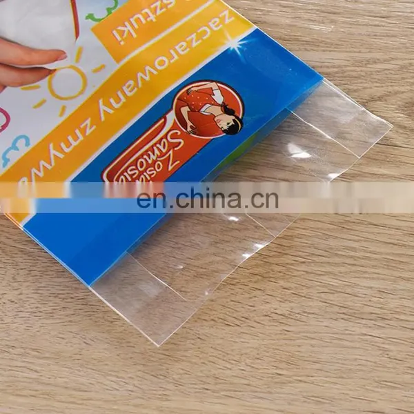 Opp/cpp/pvc Laminated Clear Packaging Bag With Custom Printing With Side Gusset photo-2
