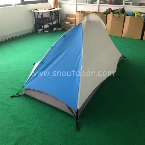 1 Person Backpacking Camping Tent Survivallist Double Layer Free Standing Tents photo-3